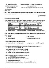 Đề kiểm tra học kì I Địa lí lớp 12 - Mã đề 152 - Năm học 2016-2017 - Trường THPT Lê Quý Đôn